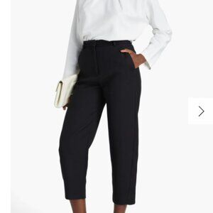 Toteme Cropped cotton-blend twill tapered pants